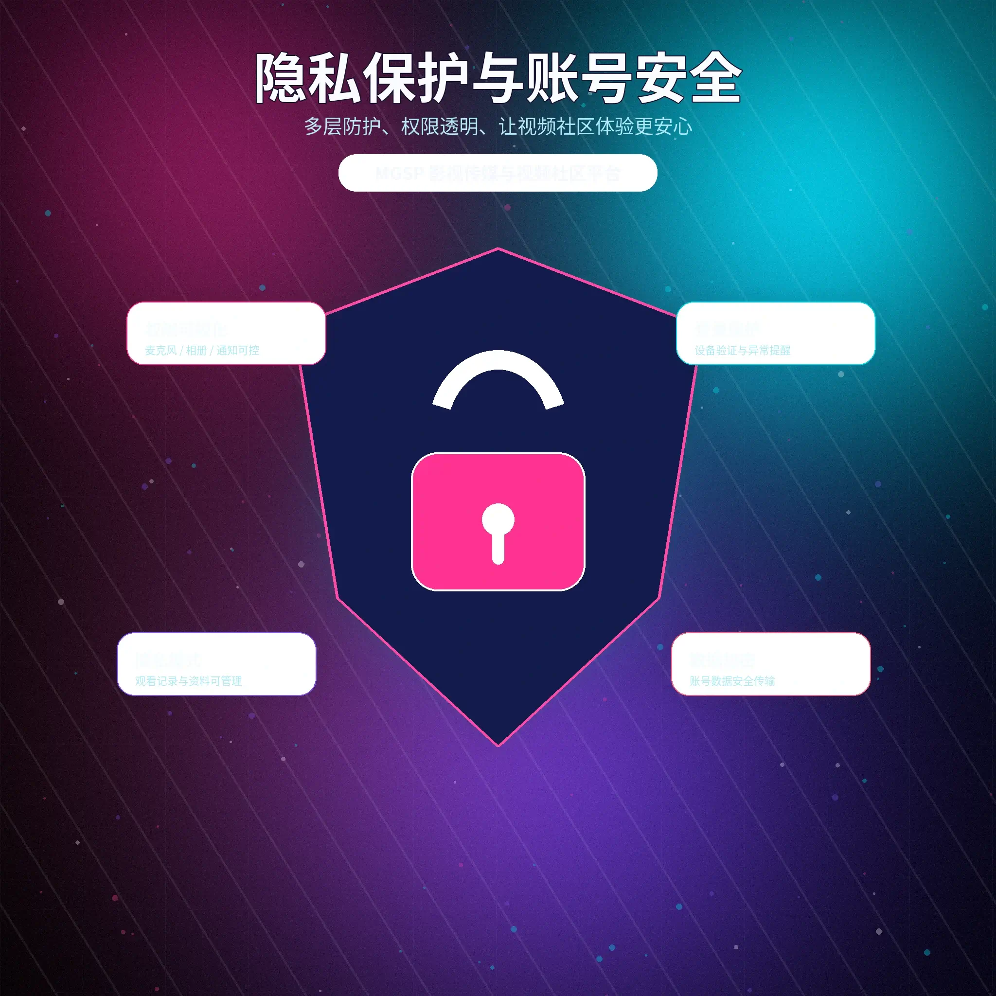 蘑菇视频私信聊天功能APP展示